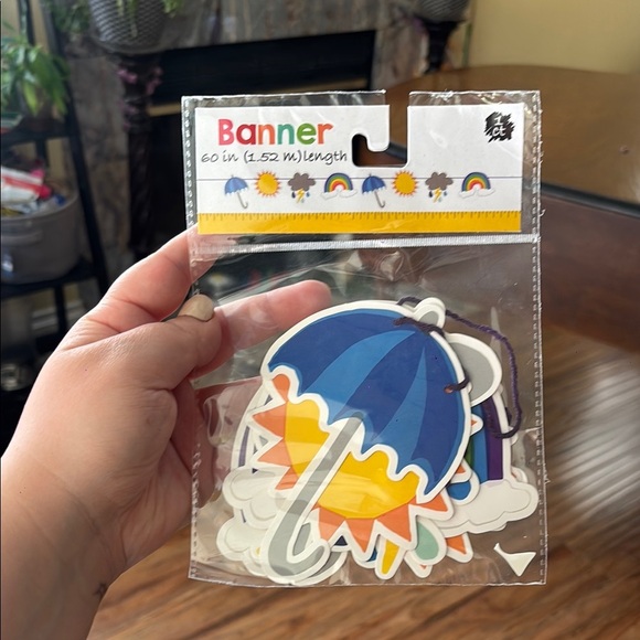 Rainy Day Weather-Themed Banner - Picture 1 of 2